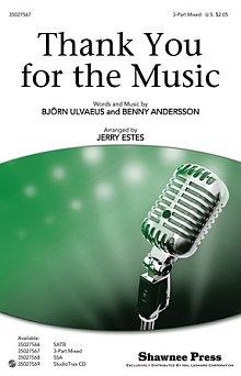 Thank You For The Music (arr. Jerry Estes) 