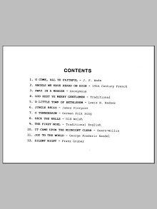 Christmas Carols For Sax Quartet - 1st Alto Sax 