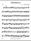 Allegro in G - Violin 1