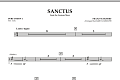 Sanctus (from German Mass) - Percussion 1