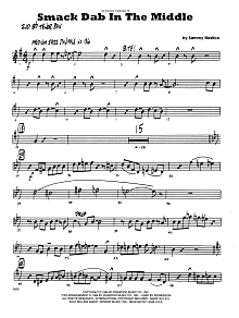 Smack Dab in the Middle - 2nd Bb Tenor Saxophone 