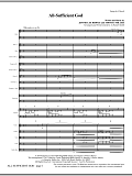 All-Sufficient God - Full Score