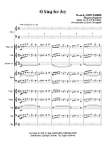 O Sing For Joy! - Full Score