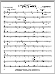 Emperor Waltz (Opus 437) - Violin 3 