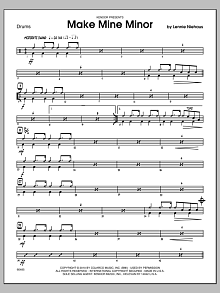 Make Mine Minor - Drums 