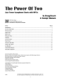The Power Of Two - Tenor Saxophone