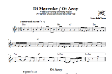 Di Mazinke/Ot Azoy (Wedding Crowning Ceremony Medley) 