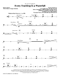 Every Teardrop Is a Waterfall (arr. Susan Brumfield) - Percussion 1