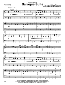 Baroque Suite - Piano Accompaniment 