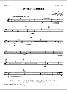 Joy In My Morning - F Horn 1,2 