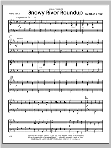 Snowy River Roundup - Piano 