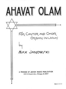 Ahavat Olam 
