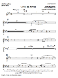 Great In Power - Alto Sax (Horn sub)