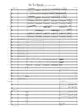So To Speak (Study Score) - Score