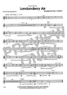 Londonderry Air - 2nd Eb Alto Saxophone 
