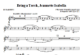 Bring a Torch, Jeanette Isabella - Bb Clarinet 2