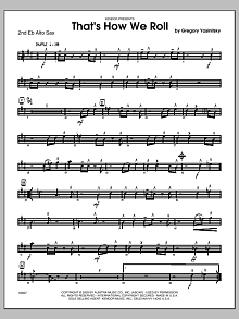 That's How We Roll - Alto Sax 2 