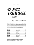 10 Jazz Sketches, Volume 3 (altos)