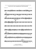 Concerto For Alto Saxophone And Wind Ensemble - Bb Trumpet 3