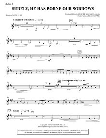 Surely, He Has Borne Our Sorrows - Bb Clarinet 2 