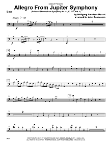 Allegro From Jupiter Symphony - Bass 