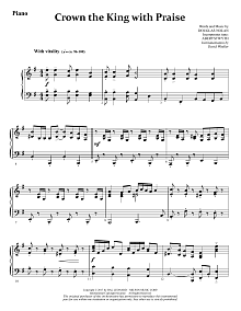 Crown the King with Praise - Piano 