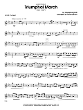 Triumphal March (from Aida) - 1st Bb Trumpet