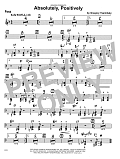 Absolutely, Positively - Piano