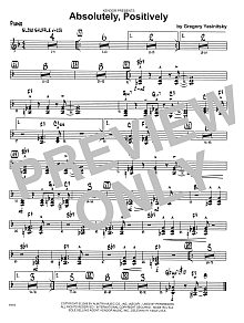Absolutely, Positively - Piano 