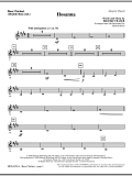 Hosanna - Bass Clarinet (sub. dbl bass)