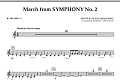 March from Symphony No. 2 - Bb Trumpet 2