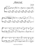 Album Leaf, Op. 12, No. 7