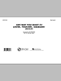 Any Way You Want It / Lovin', Touchin', Squeezin' (Mash-Up) - Full Score