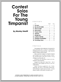 Contest Solos For The Young Timpanist