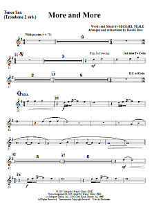 More And More - Tenor Sax (Trombone 2 sub) 