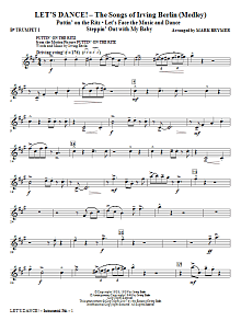 Let's Dance! - The Songs of Irving Berlin (Medley) - Bb Trumpet 1 