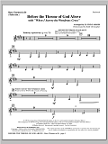 Before The Throne Of God Above (with "When I Survey The Wondrous Cross") - Bass Clarinet (sub. Tuba)