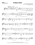 To Honor Christ - Clarinet (sub. Horn 1-2)
