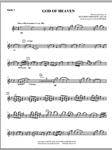 God Of Heaven - Violin 1 