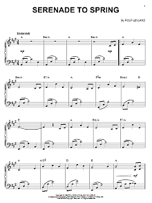 Serenade To Spring 