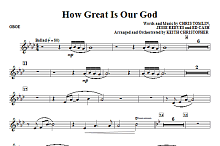 How Great Is Our God - Oboe 