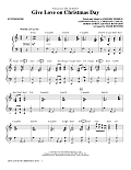 Give Love on Christmas Day (arr. Mark Brymer) - Synthesizer