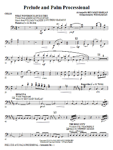 Prelude And Palm Processional - Cello 