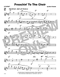Preachin' To The Choir - Solo Sheet - Alto Sax