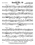 Sonata No. 10 (Op. 5) - Trombone