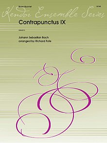 Contrapunctus IX (arr. Richard Fote) - Full Score 