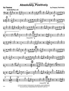 Absolutely, Positively - 3rd Trombone 