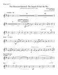 The Heavens Opened; The Angels Filled the Sky - Horn 3 in F