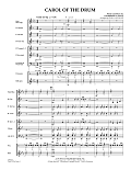 Carol of the Drum - Full Score