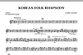 Korean Folk Rhapsody - Pt.1 - Bb Clarinet/Bb Trumpet